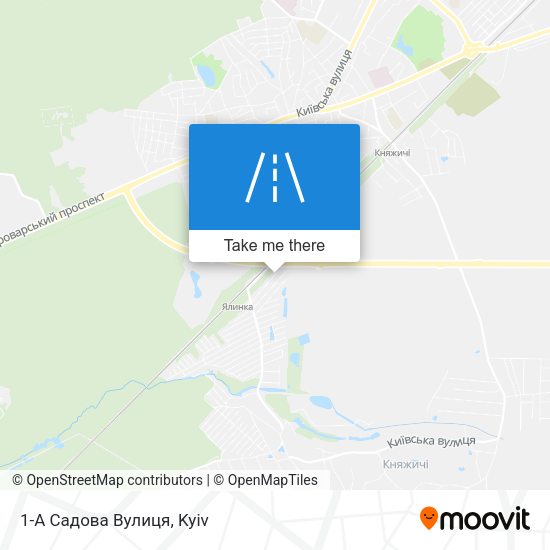 1-А Садова Вулиця map