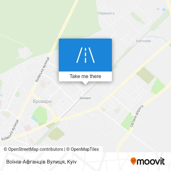 Воїнів-Афганців Вулиця map