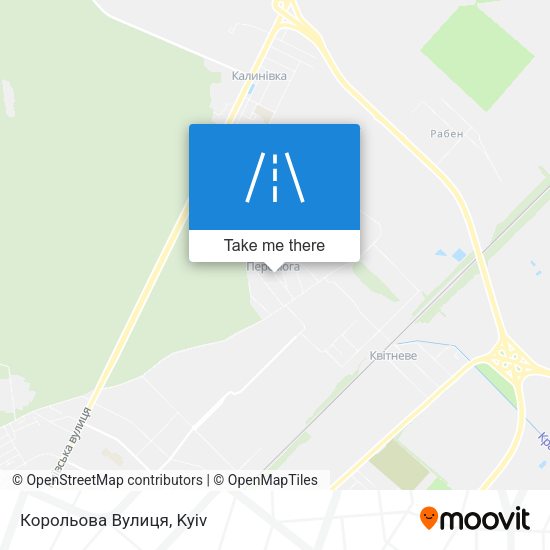 Корольова Вулиця map