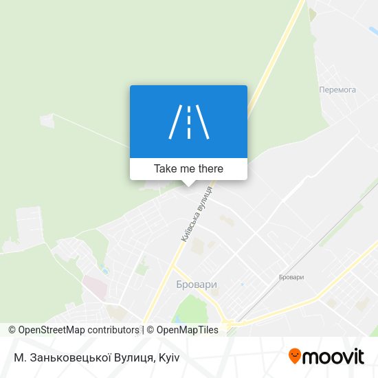 М. Заньковецької Вулиця map