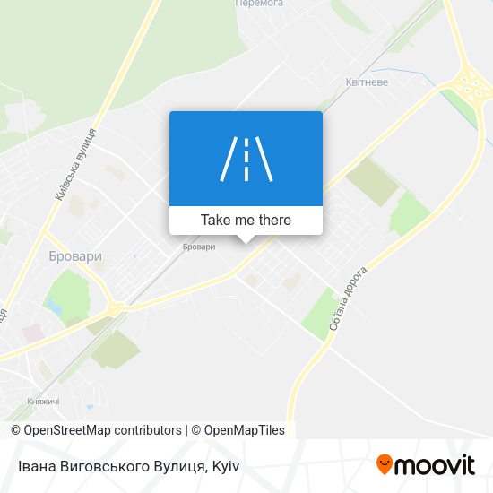 Івана Виговського Вулиця map