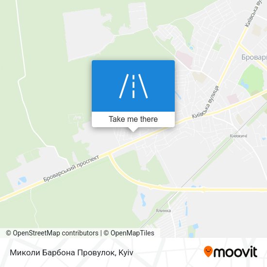 Миколи Барбона Провулок map