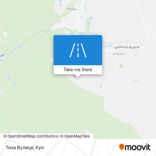Тиха Вулиця map