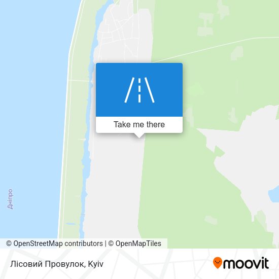 Карта Лісовий Провулок