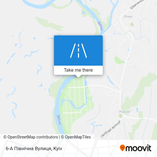 6-А Північна Вулиця map