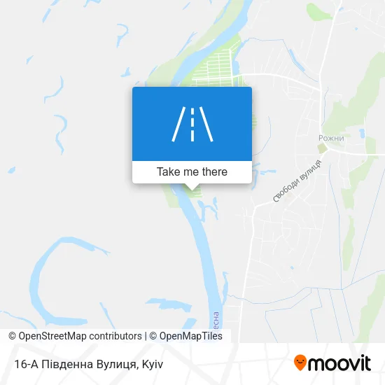 Карта 16-А Південна Вулиця