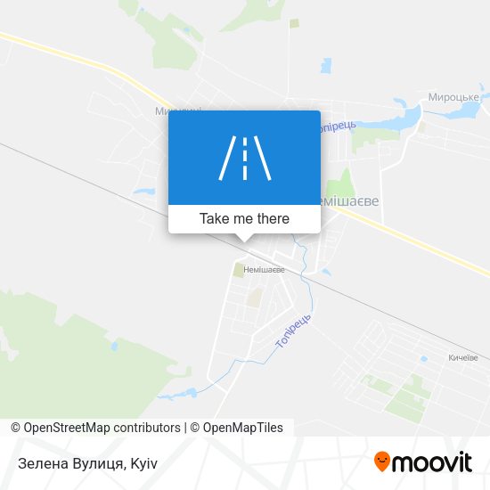 Зелена Вулиця map