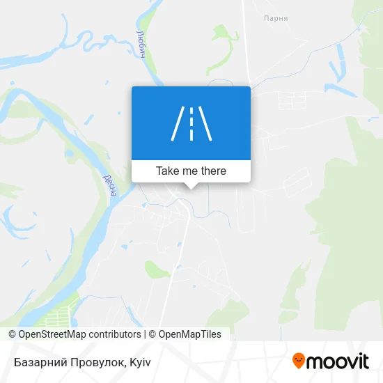 Карта Базарний Провулок