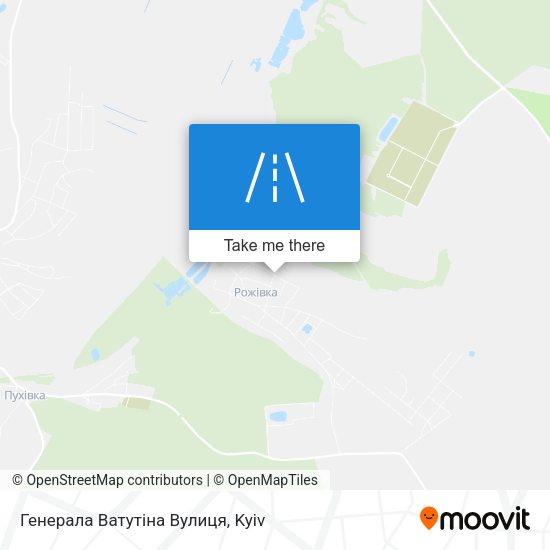 Генерала Ватутіна Вулиця map