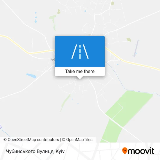 Карта Чубинського Вулиця