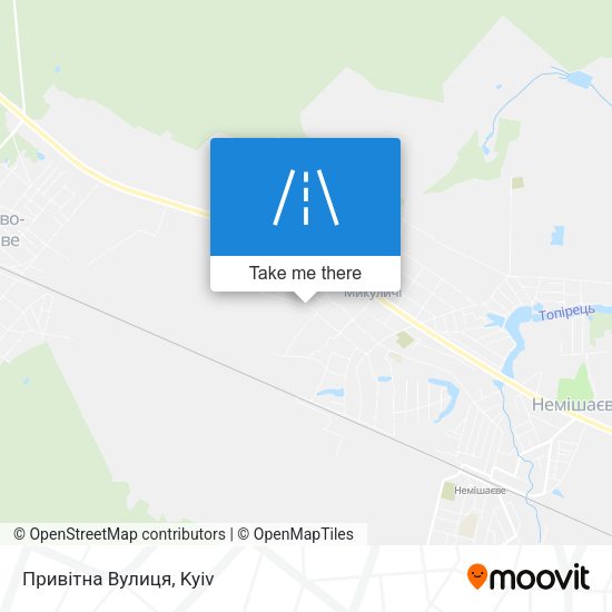 Привітна Вулиця map