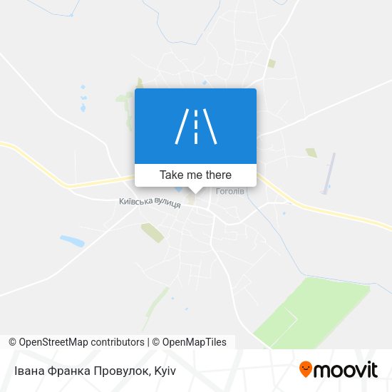 Івана Франка Провулок map