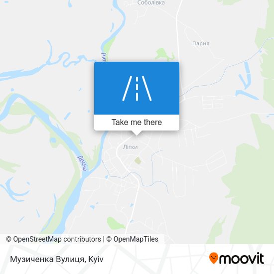 Музиченка Вулиця map