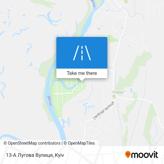 13-А Лугова Вулиця map