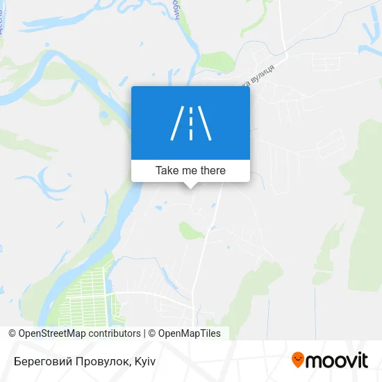 Карта Береговий Провулок