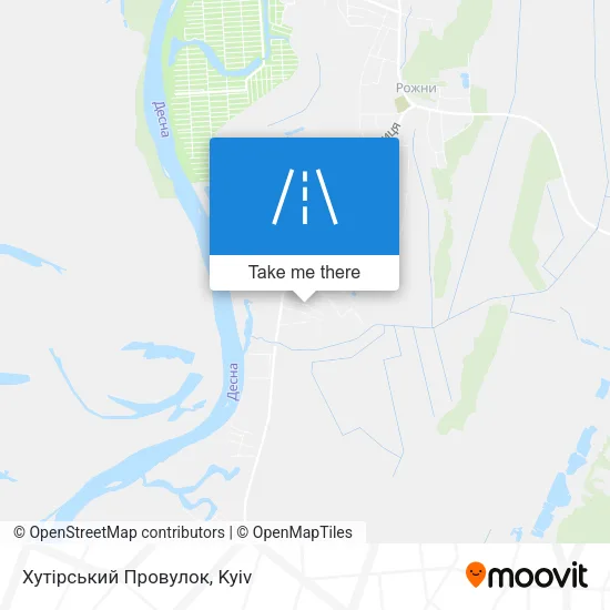 Карта Хутірський Провулок