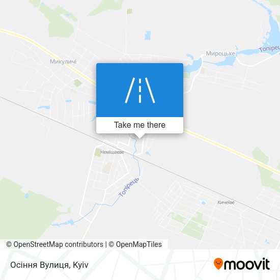 Осіння Вулиця map