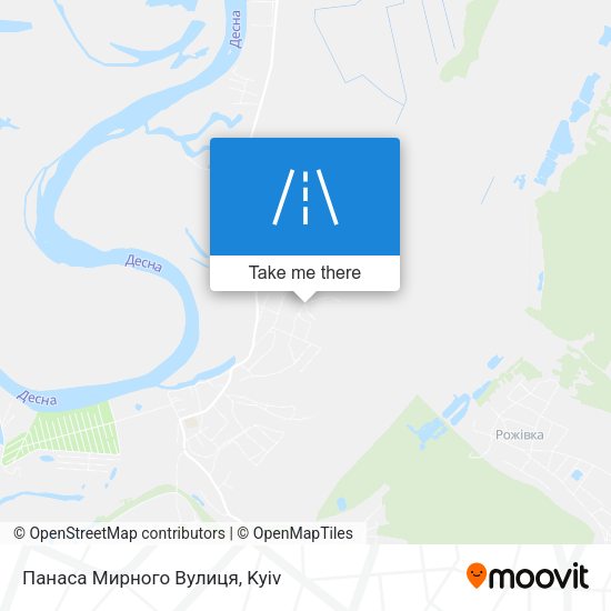 Панаса Мирного Вулиця map