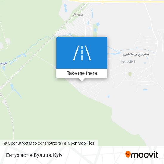 Ентузіастів Вулиця map