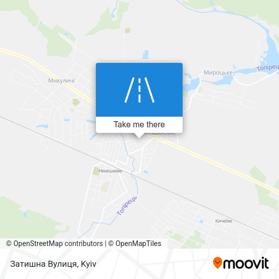 Затишна Вулиця map