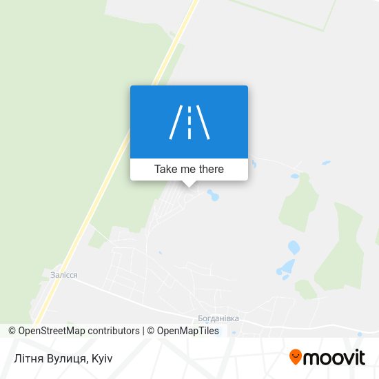 Літня Вулиця map