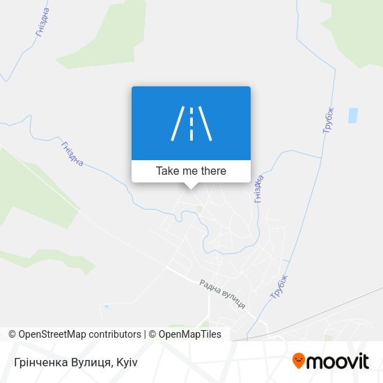 Карта Грінченка Вулиця