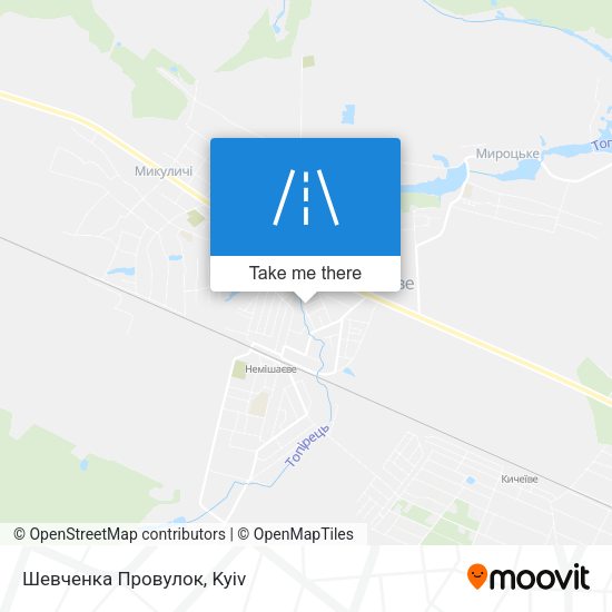 Шевченка Провулок map