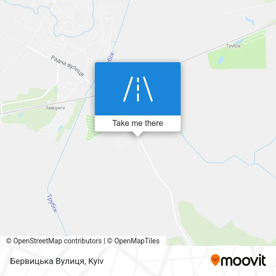 Карта Бервицька Вулиця