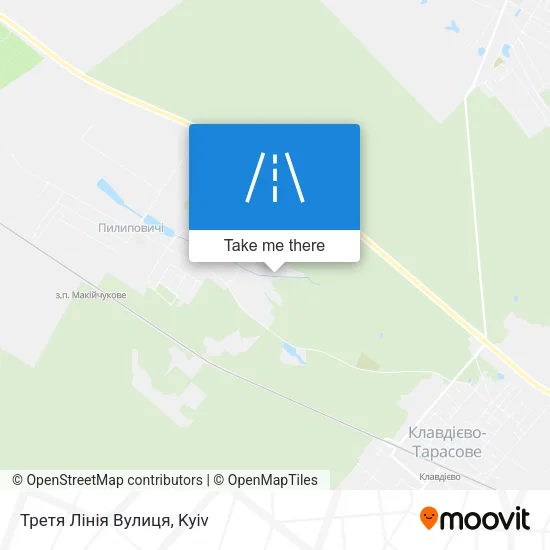 Карта Третя Лінія Вулиця
