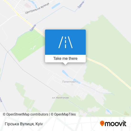 Гірська Вулиця map