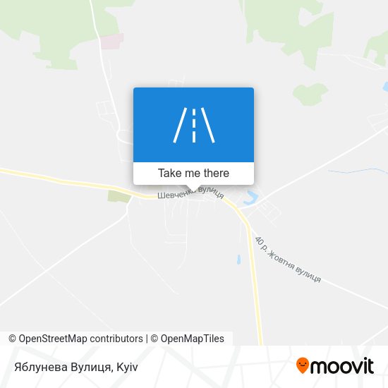 Яблунева Вулиця map
