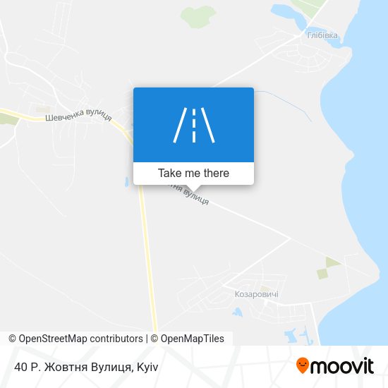 40 Р. Жовтня Вулиця map