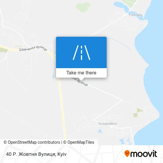 40 Р. Жовтня Вулиця map