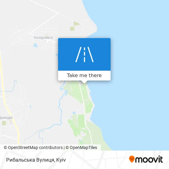 Карта Рибальська Вулиця