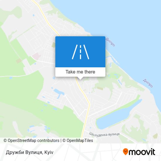 Дружби Вулиця map