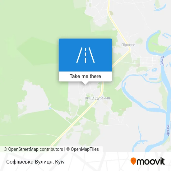 Карта Софіївська Вулиця