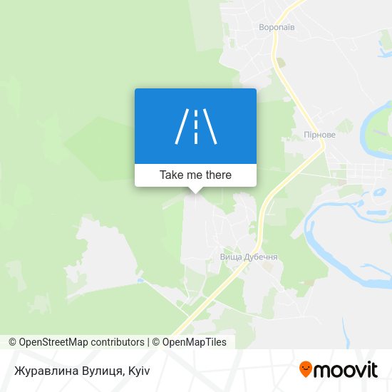 Журавлина Вулиця map