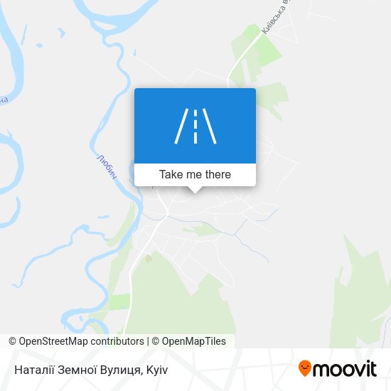 Наталії Земної Вулиця map