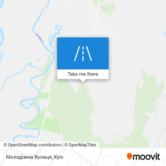 Молодіжна Вулиця map