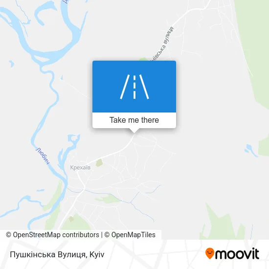 Карта Пушкінська Вулиця
