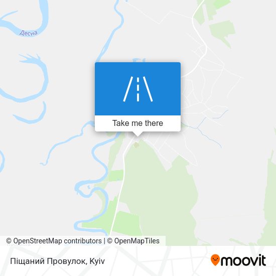 Піщаний Провулок map
