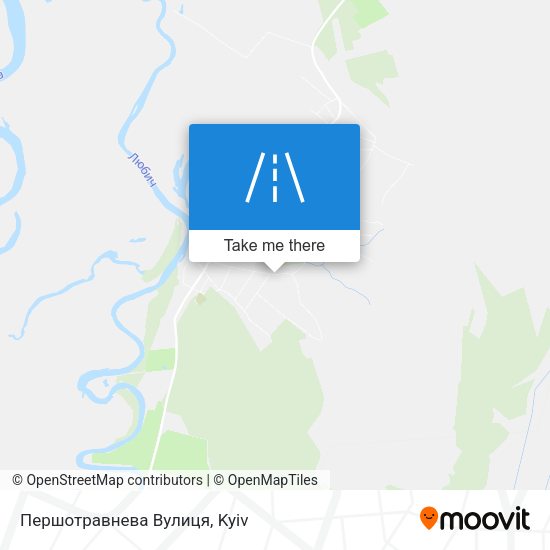 Першотравнева Вулиця map