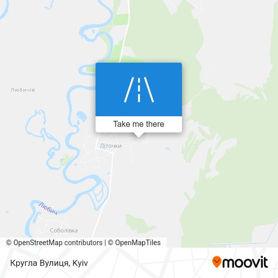 Кругла Вулиця map