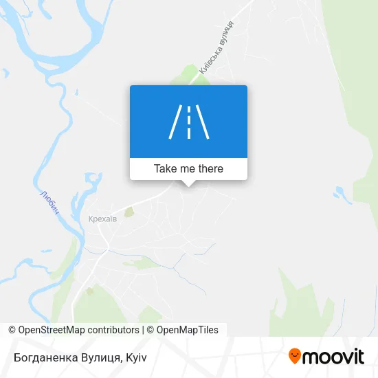 Карта Богданенка Вулиця
