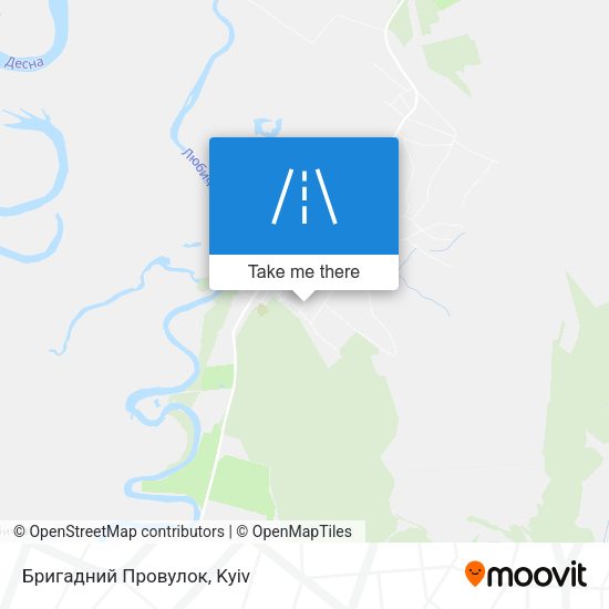 Бригадний Провулок map