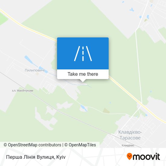 Перша Лінія Вулиця map