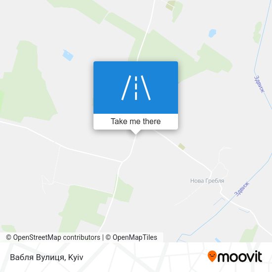 Вабля Вулиця map