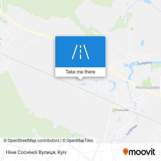 Ніни Сосніної Вулиця map