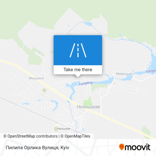 Пилипа Орлика Вулиця map