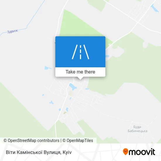 Карта Віти Камінської Вулиця